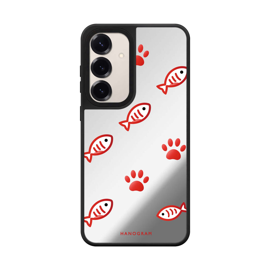 Scarlet Pawprints Samsung Galaxy Mirror Case - product image 1