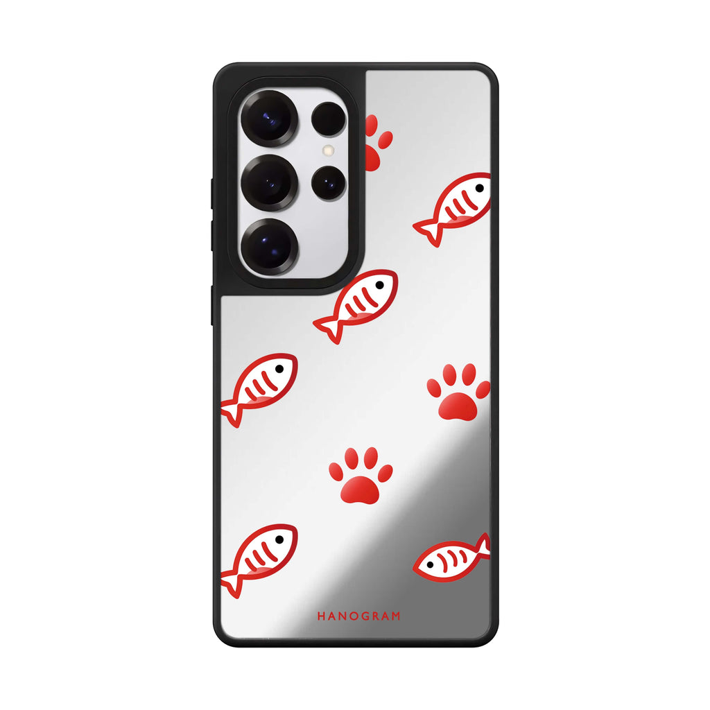 Scarlet Pawprints Samsung Galaxy Mirror Case - image 1