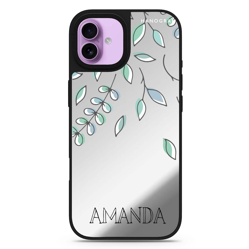 Corgi personalized name iPhone 17 mirror case