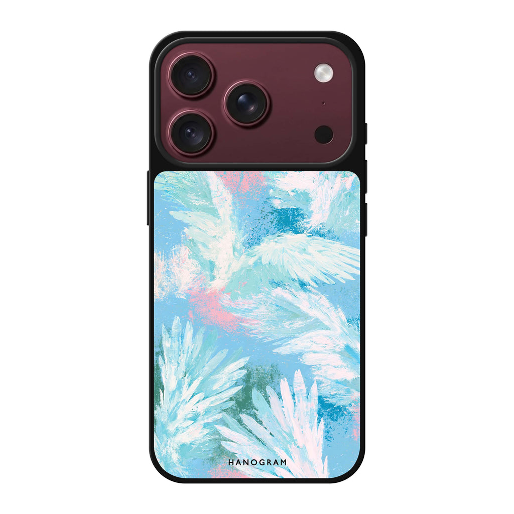 Opal Wing Reverie iPhone 18 Pro Max Mirror Case - design view 1