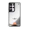 Sunset Takeoff Samsung Galaxy S25 S24 S23 Ultra mirror case, front view