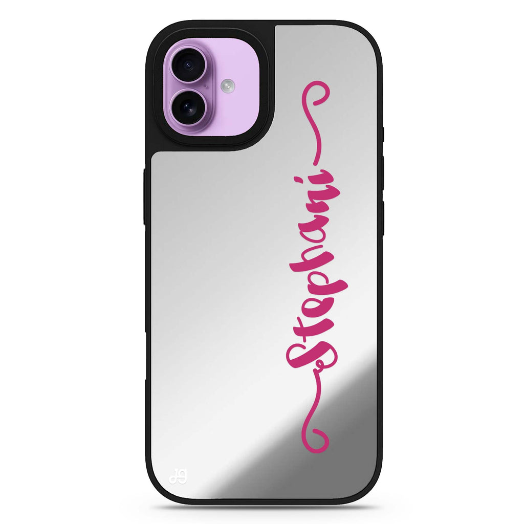 Triple personalized name iPhone 17 mirror case