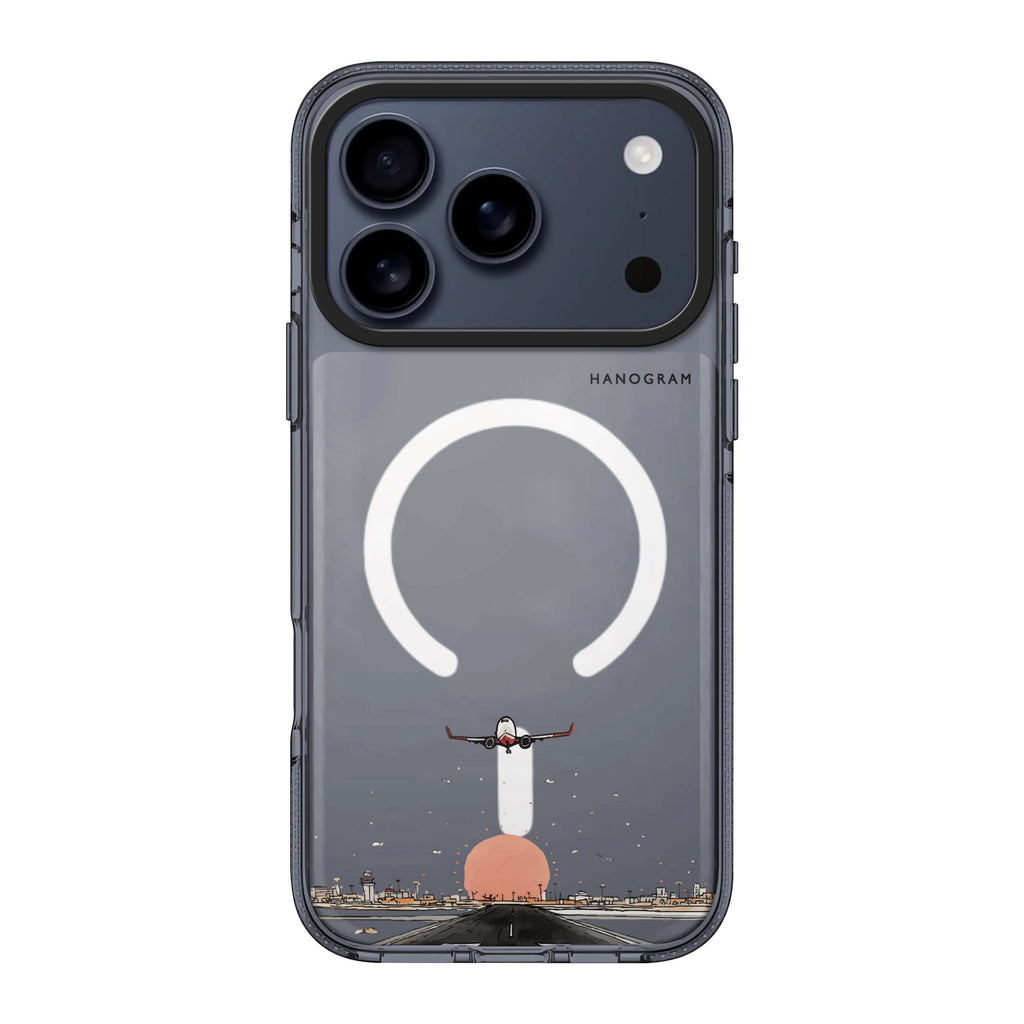 Sunset Takeoff sun celestial nature summer iPhone 17 Pro Max ultra clear case