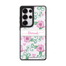 Custom The Dancing Flower Samsung Galaxy S25 S24 S23 Ultra mirror case, front view