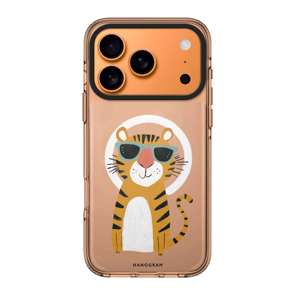 Cool Tiger tiger animal iPhone 17 Pro Max ultra clear case