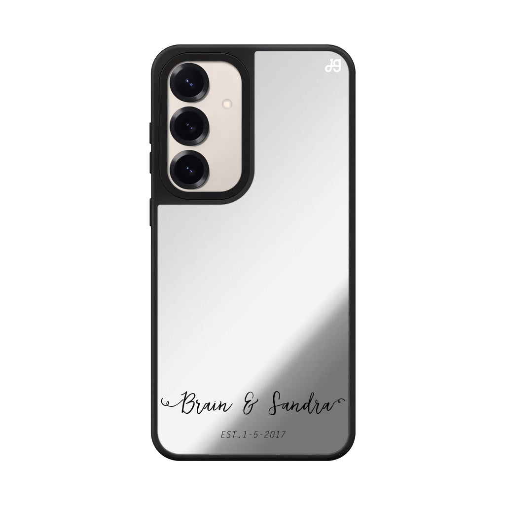 You & Me & Our Date Mirror Case