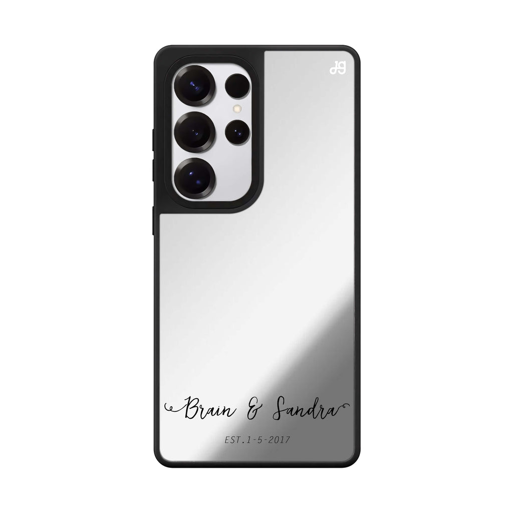 You & Me & Our Date Mirror Case