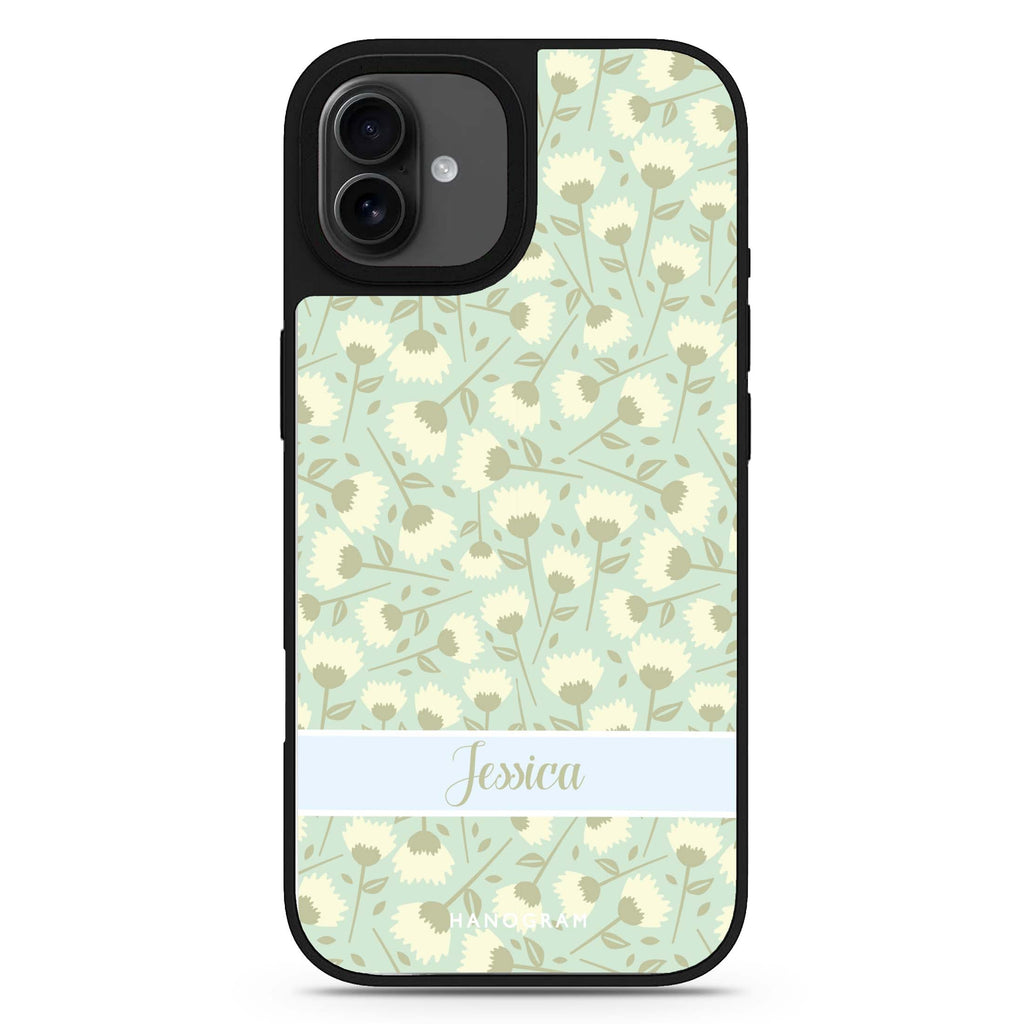 Cosy personalized name iPhone 17 mirror case