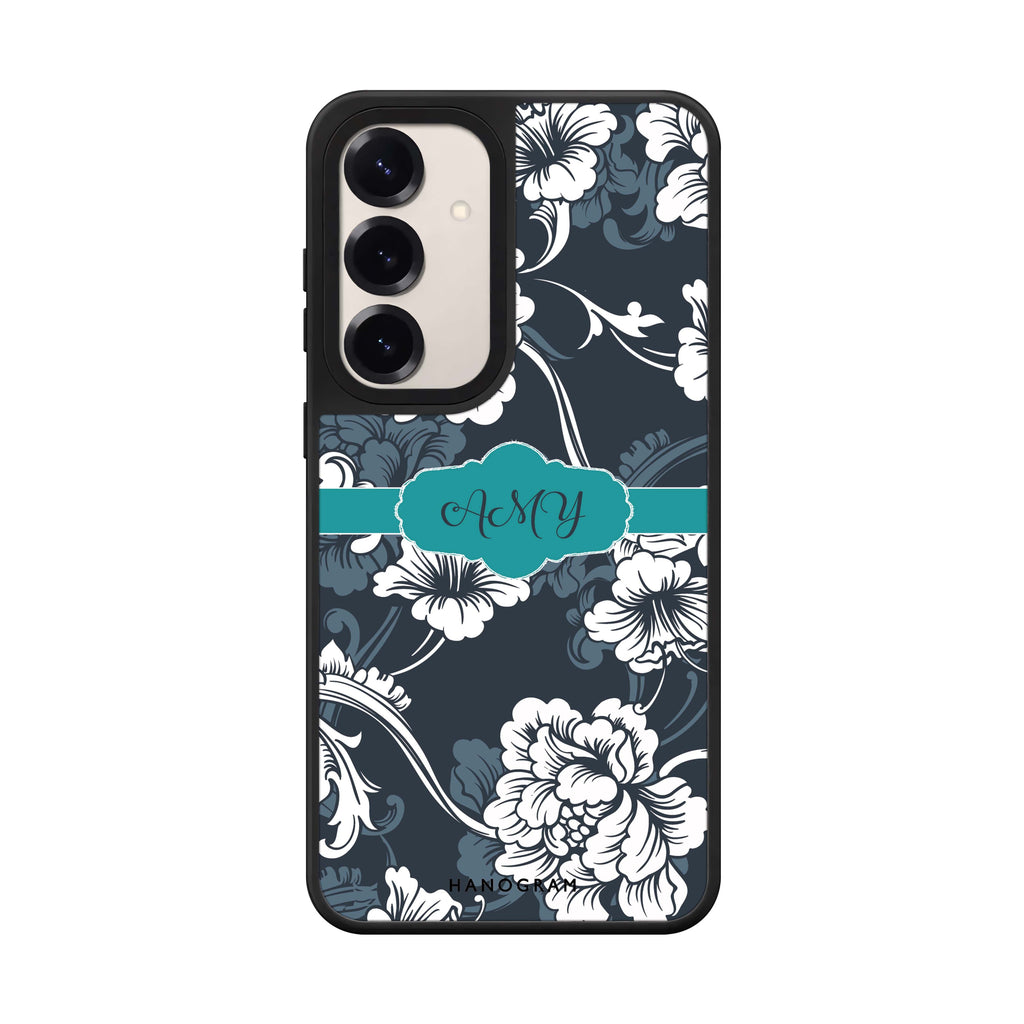 Custom name Ceramic Art Samsung Galaxy mirror case front view