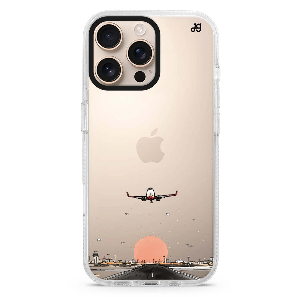 Sunset Takeoff iPhone Ultra Clear Case
