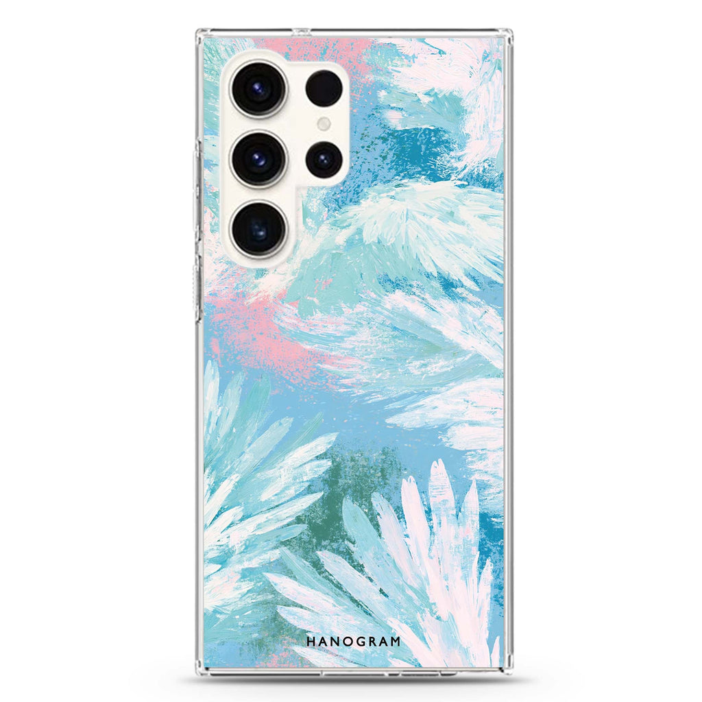 Opal Wing Reverie Samsung Galaxy Ultra Clear Case — front view