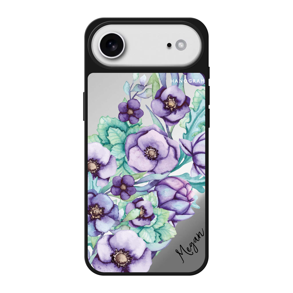 Purple Floral II 鏡面手機殼