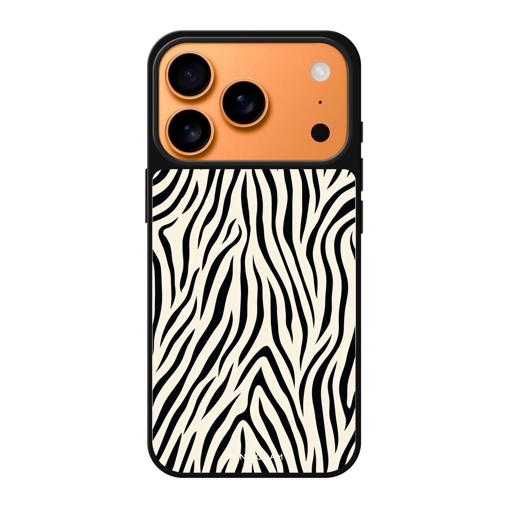 Savanna Ink Stripes iPhone 17 Pro Max Mirror Case - design view 1