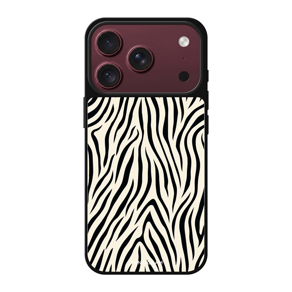 Savanna Ink Stripes iPhone 18 Pro Max Mirror Case - design view 1