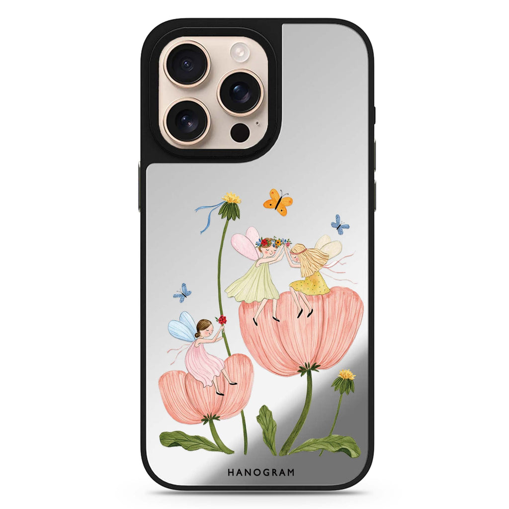 Petal Pixie Picnic iPhone Mirror Case – design view 1