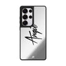 Custom My Love Handwritten Samsung Galaxy S25 S24 S23 Ultra mirror case, front view