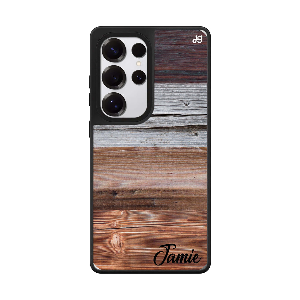 Wood Grain Varigegated Mirror Case
