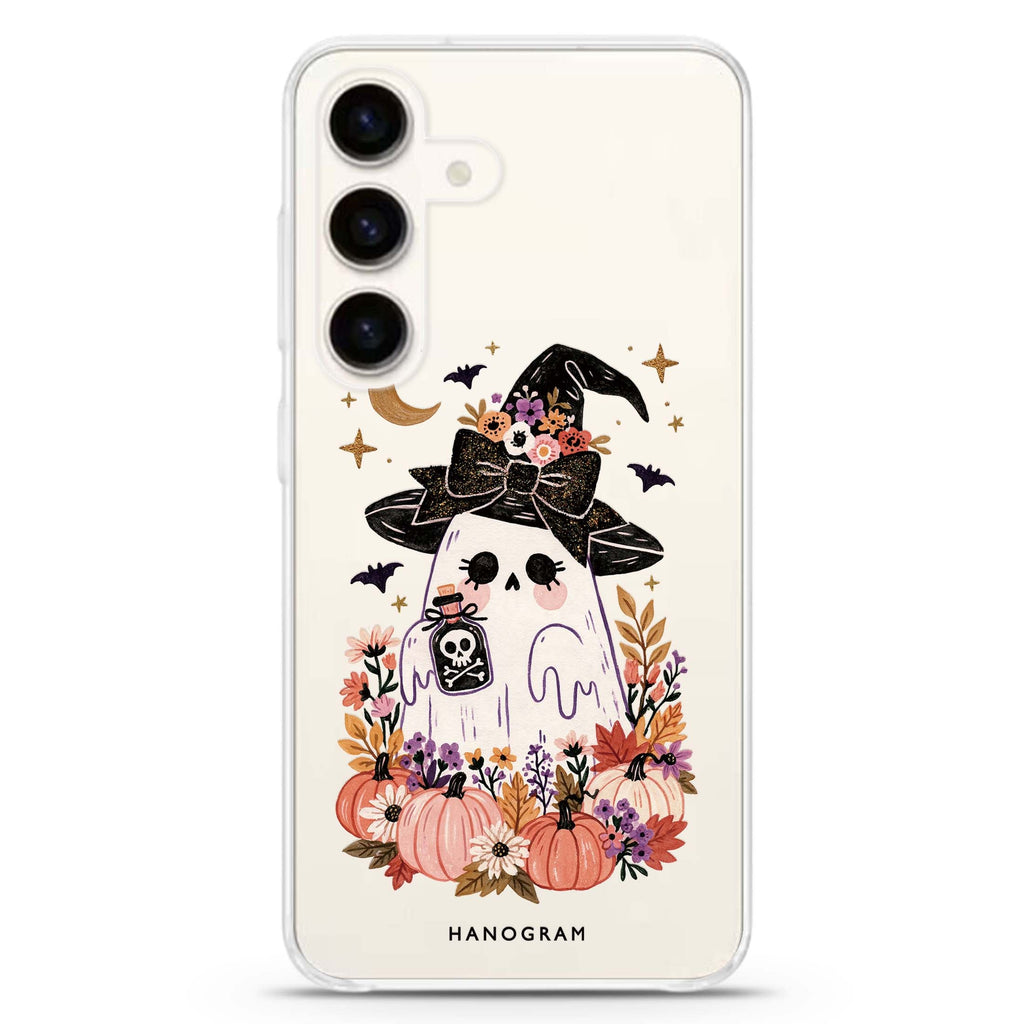 The Flowerbed Phantom Samsung Galaxy Ultra Clear Case — front view