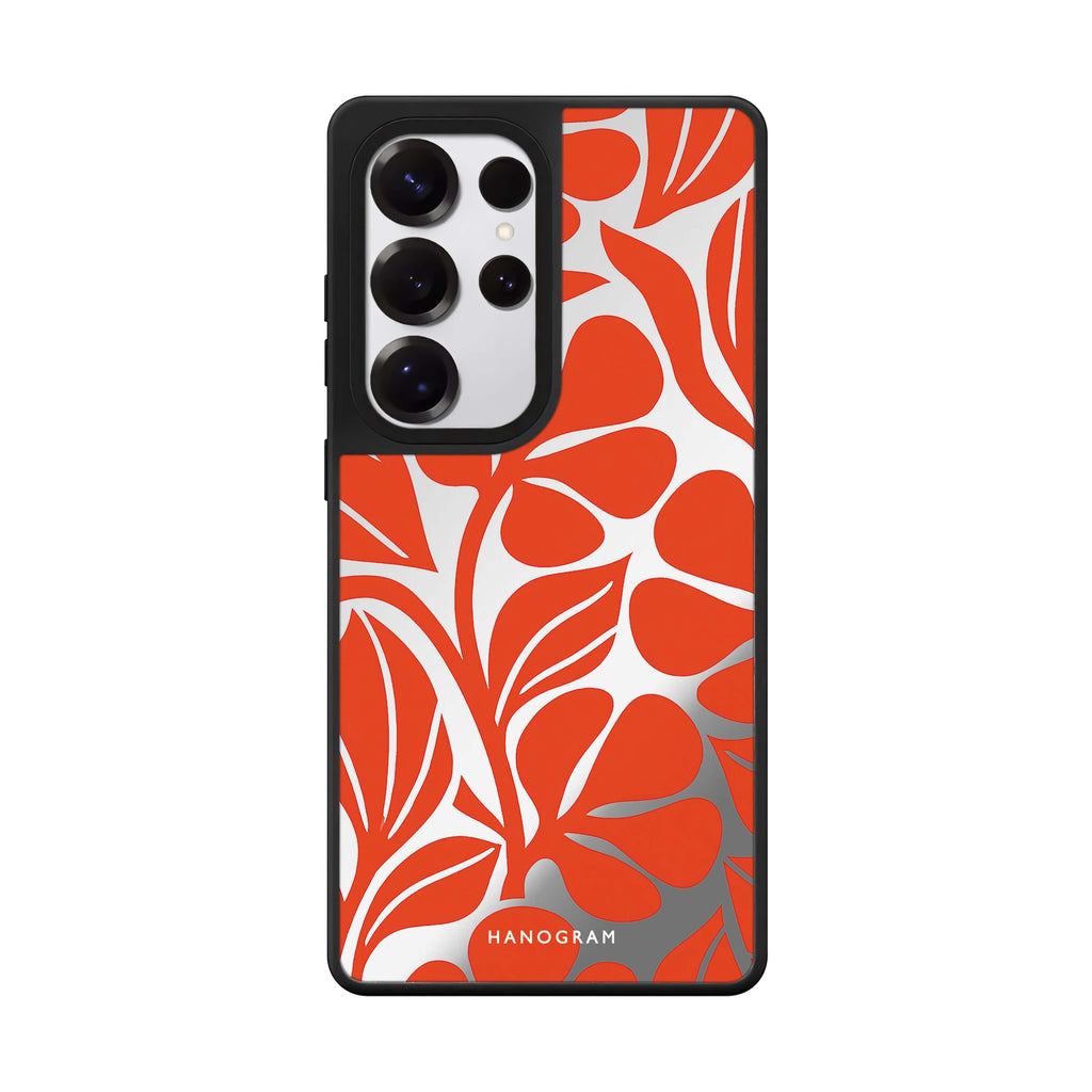 Paprika Petal Cutouts Samsung Galaxy Mirror Case - image 1