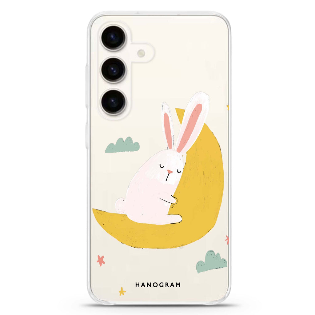 Moon Bunny Samsung Galaxy Ultra Clear Case