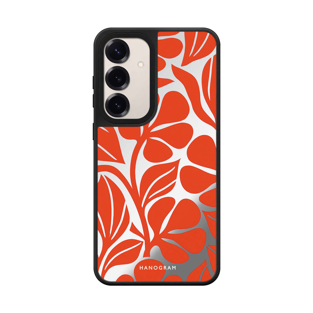 Paprika Petal Cutouts Samsung Galaxy Mirror Case - product image 1