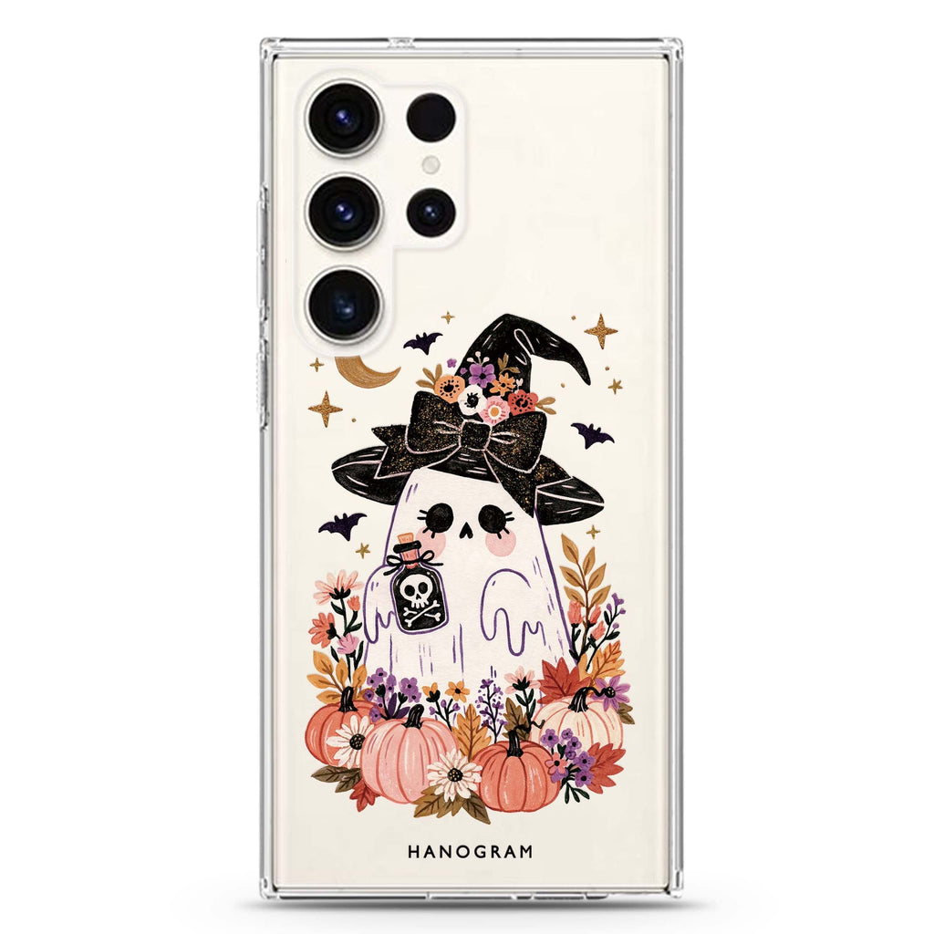 The Flowerbed Phantom Samsung Galaxy Ultra Clear Case — front view