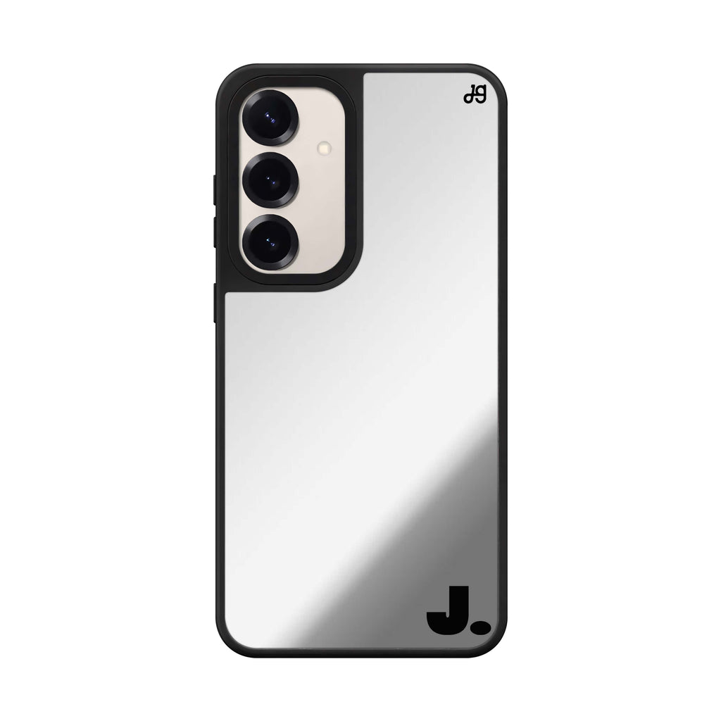 Custom name Single Samsung Galaxy mirror case front view