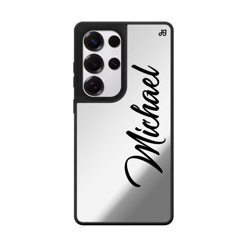 Custom Magnificent Handwritten Samsung Galaxy S25 S24 S23 Ultra mirror case, front view