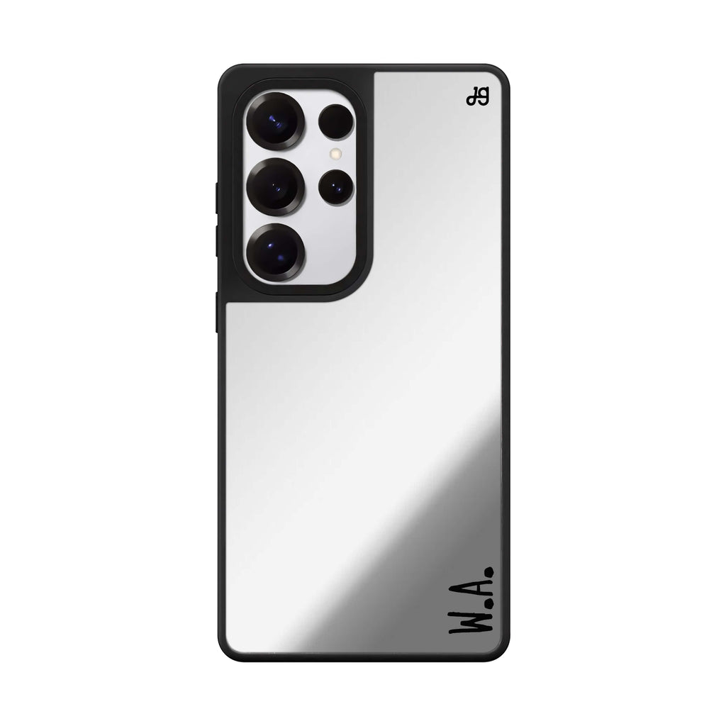 Custom Causal Written Custom Samsung Galaxy S25 S24 S23 Ultra mirror case, front view