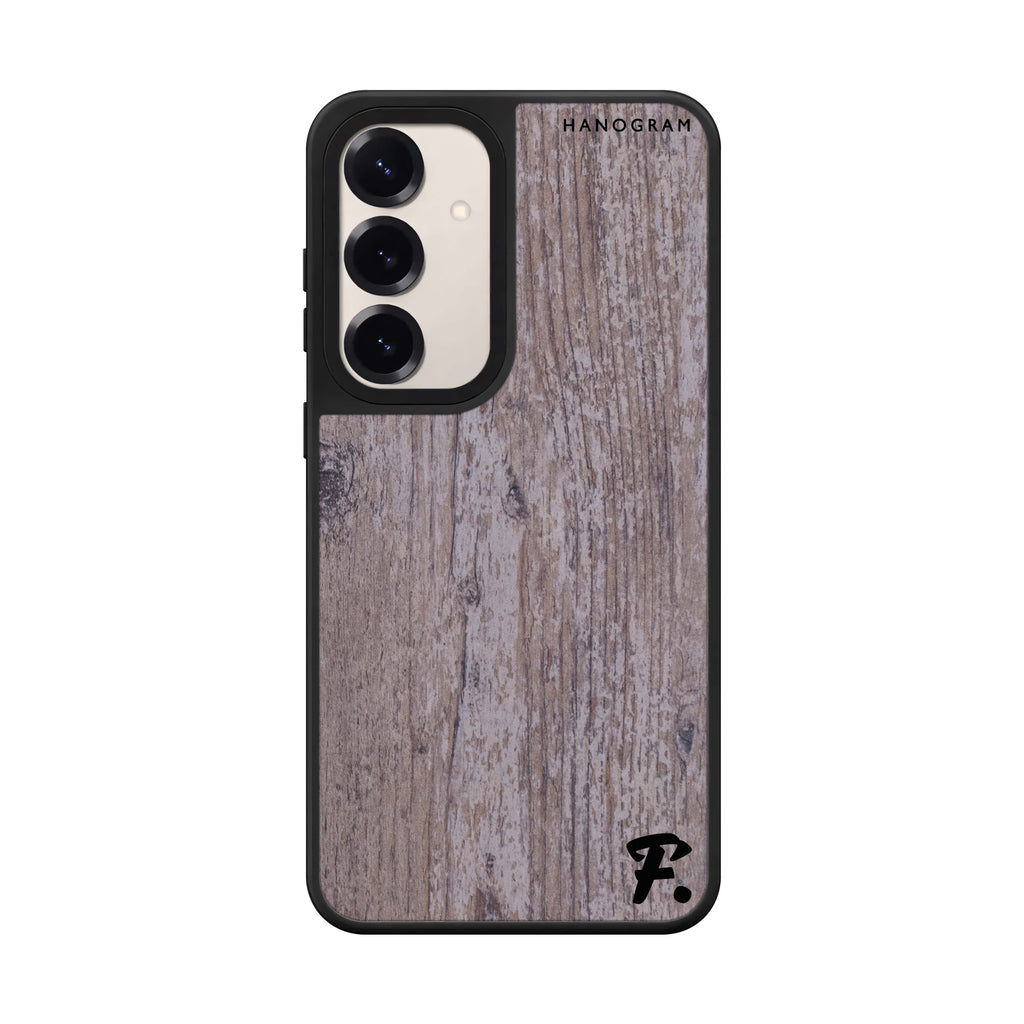 Custom name Timber Samsung Galaxy mirror case front view