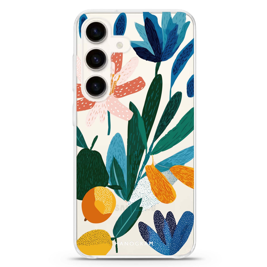 Bloom & Citrus Samsung Galaxy Ultra Clear Case