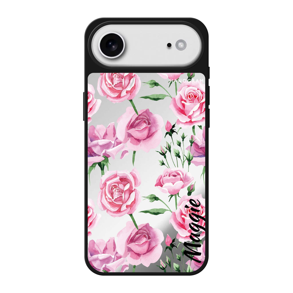Pink Rose 鏡面手機殼