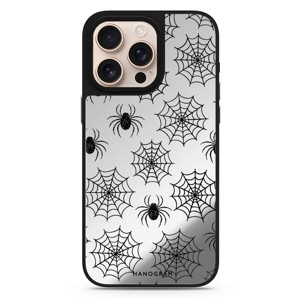 Cobweb Scatter MagSafe Compatible Mirror Case – design view 1