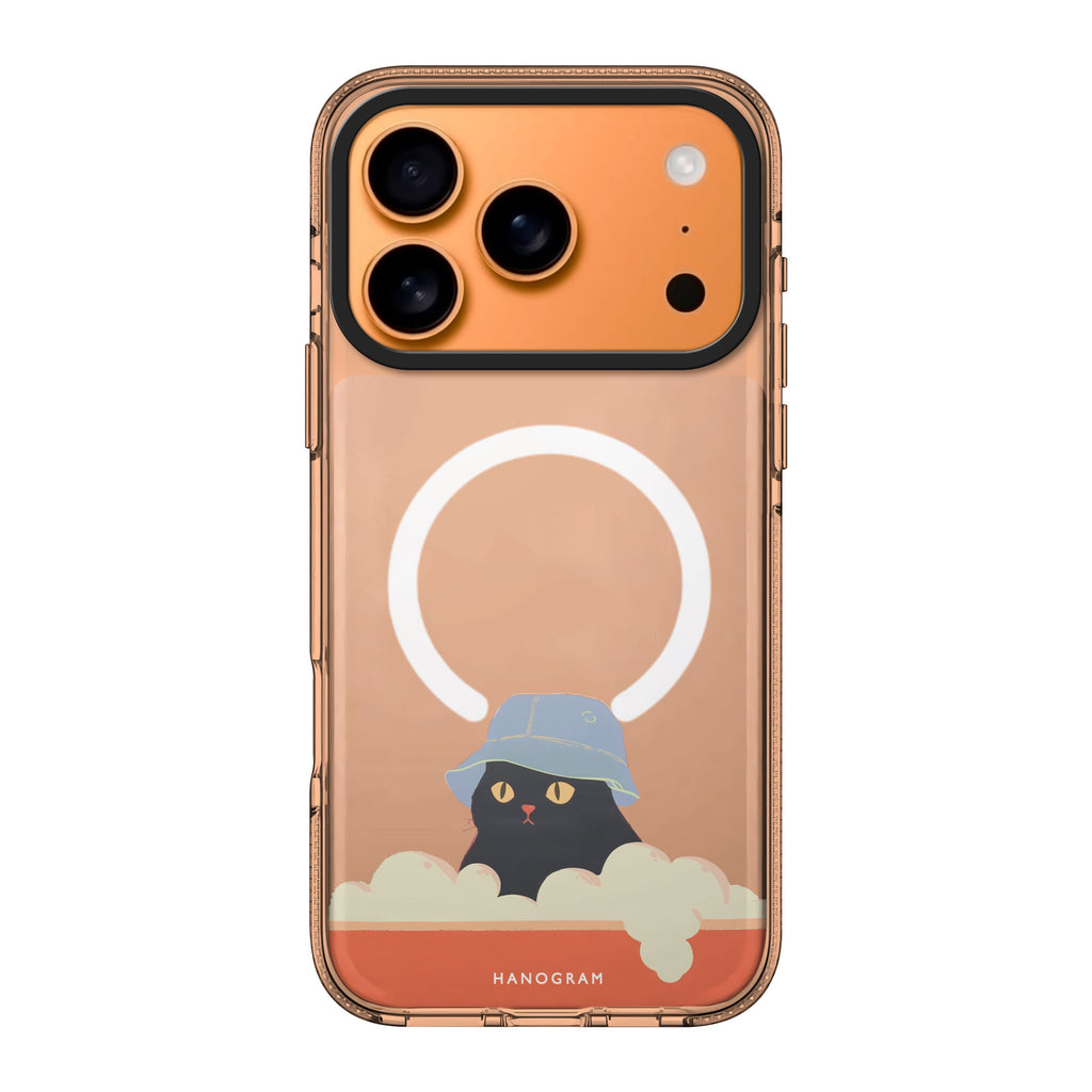Bubble Meow cat animal cute iPhone 17 Pro Max ultra clear case