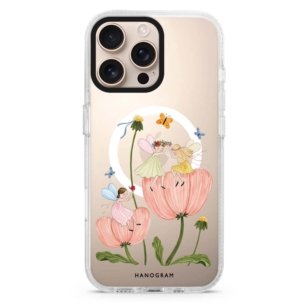 Petal Pixie Picnic MagSafe Compatible Ultra Clear Case for iPhone 16 Pro Max - main view