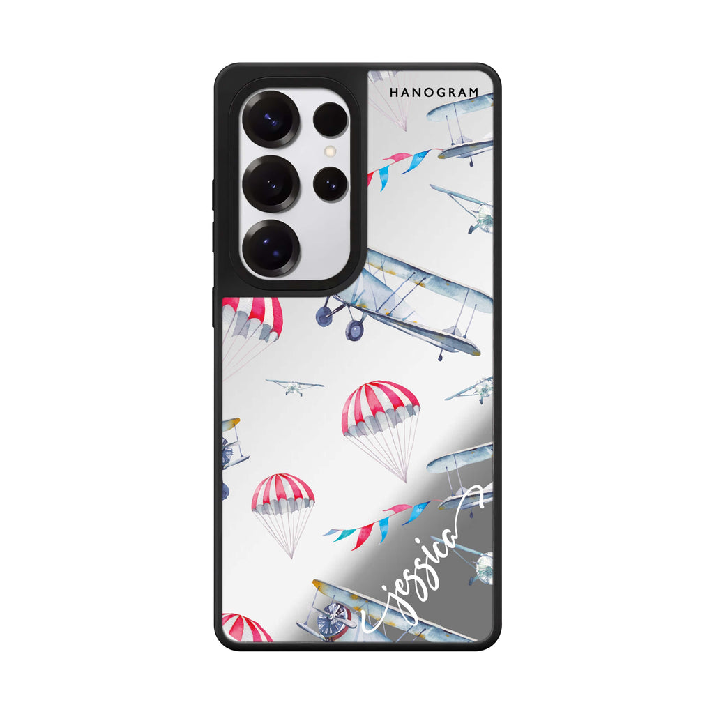 Custom Propeller Samsung Galaxy S25 S24 S23 Ultra mirror case, front view