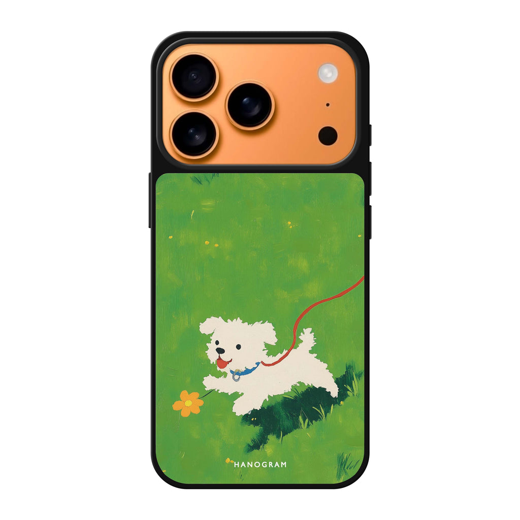 Puppy Pop dog animal cute iPhone 17 Pro Max mirror case