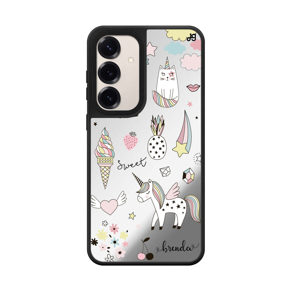 My lovely Cartoon Mirror Case