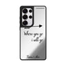 Custom Always Be True Love With Passion I Samsung Galaxy S25 S24 S23 Ultra mirror case, front view