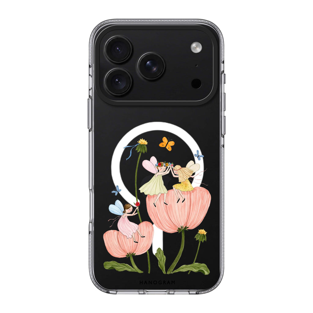 Petal Pixie Picnic iPhone 18 Pro Max Ultra Clear Case - Image 1