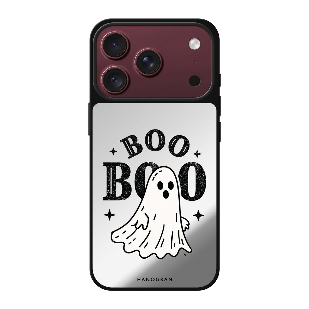 Boo Twice iPhone 18 Pro Max Mirror Case - design view 1