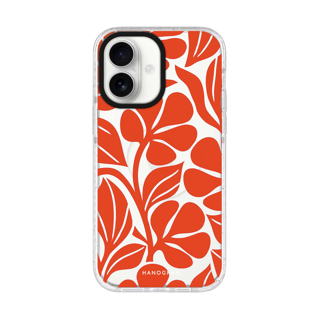 Paprika Petal Cutouts iPhone 17 Ultra Clear Case - product image 1