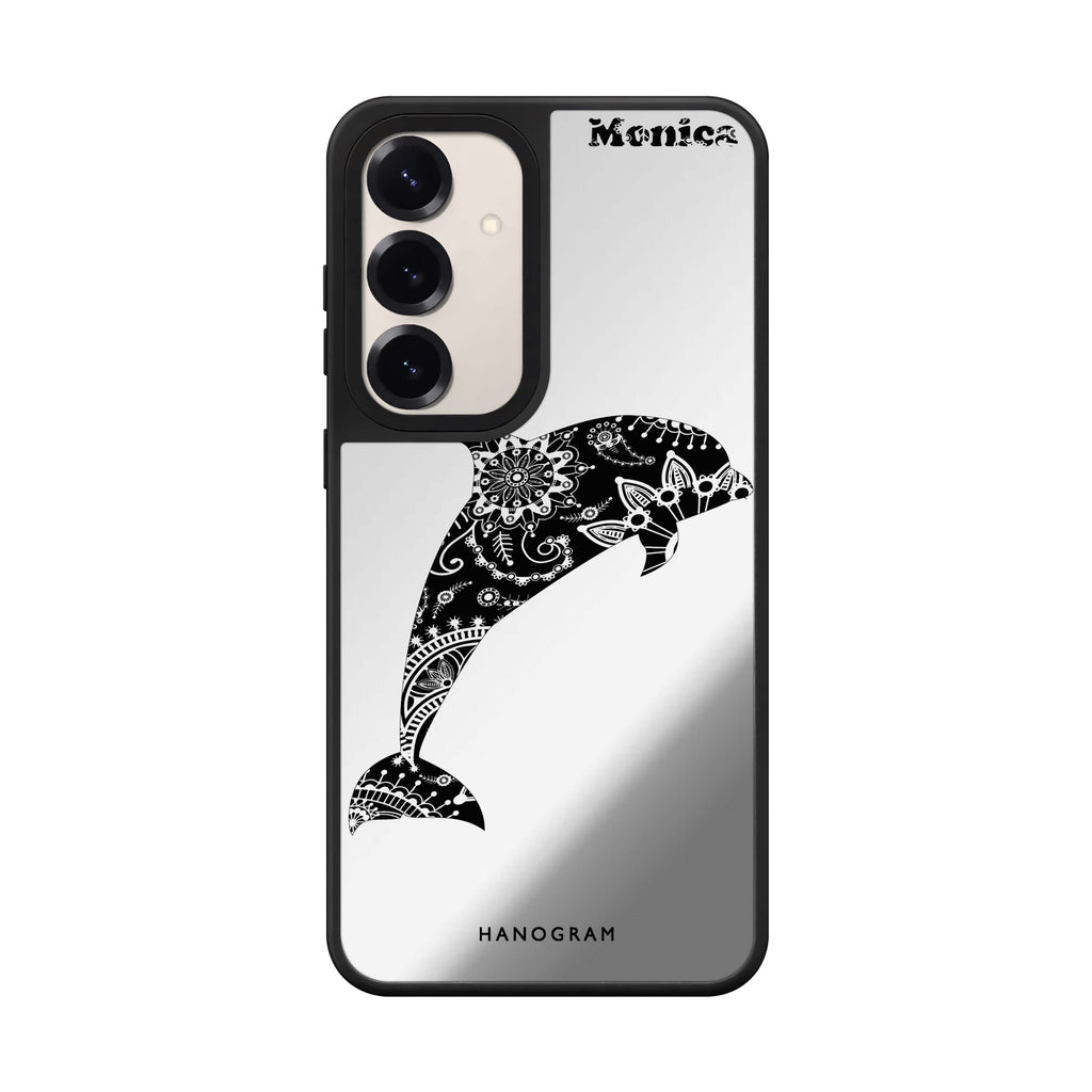 Mandala dolphin Mirror Case