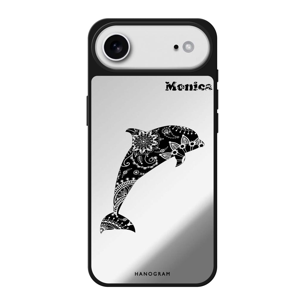 Mandala dolphin 鏡面手機殼