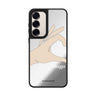 Custom name Left Hand Heart Samsung Galaxy mirror case front view