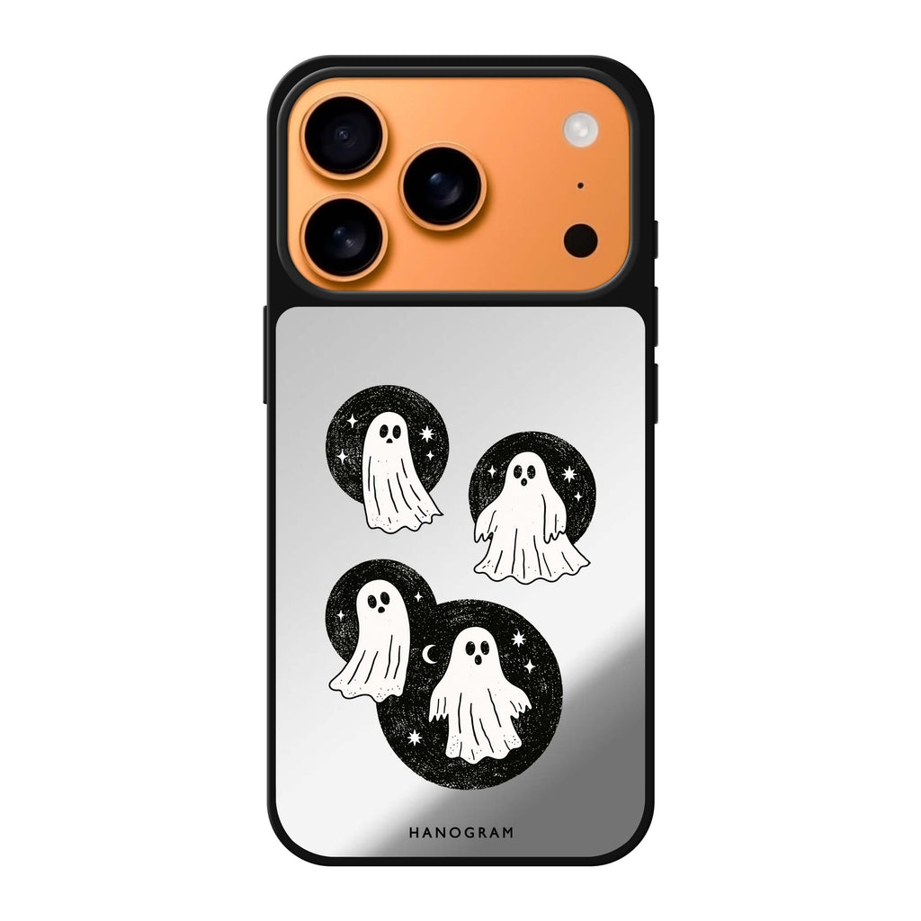 Ghost Moon Quartet iPhone 17 Pro Max Mirror Case - design view 1