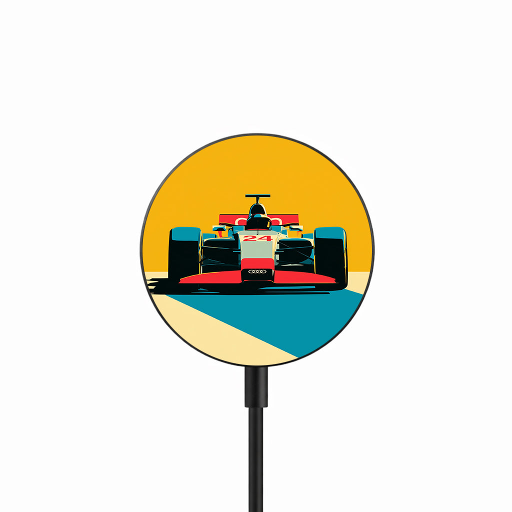Racing Line Legend 25W Qi2.2 magnetic wireless charger front view