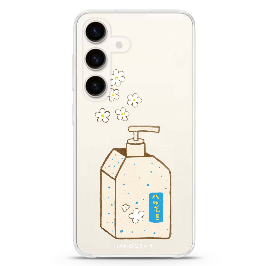 Flower Soap Samsung Galaxy Ultra Clear Case