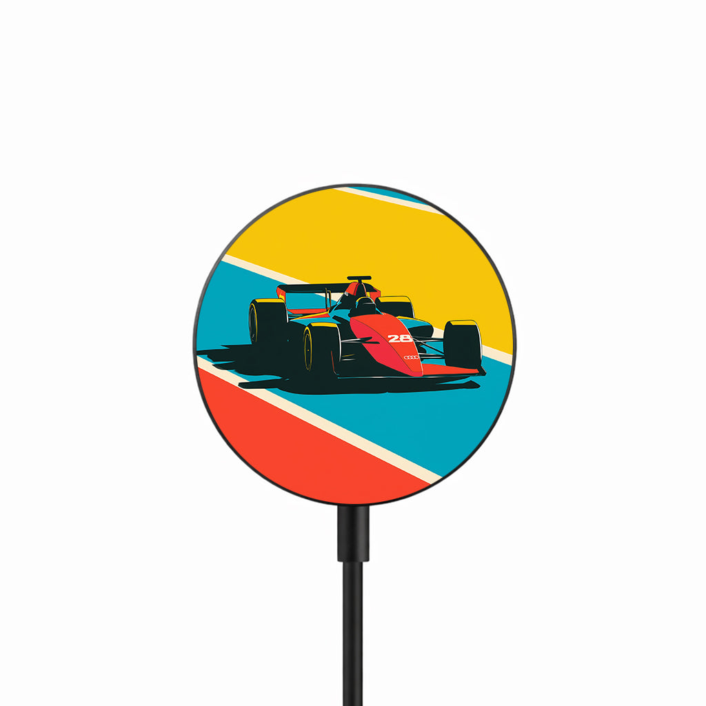 Speedway Rush 25W Qi2.2 magnetic wireless charger front view