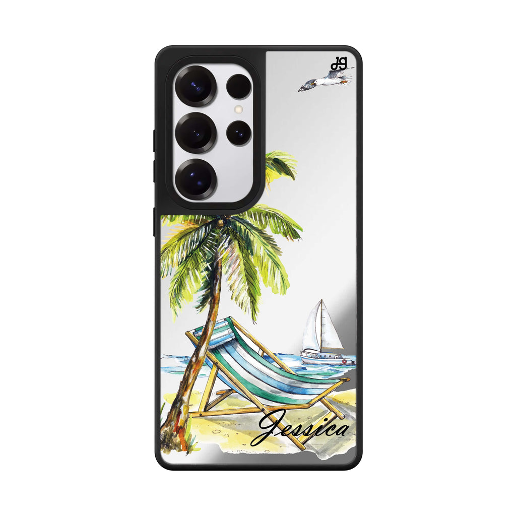 Summer on the beach Mirror Case